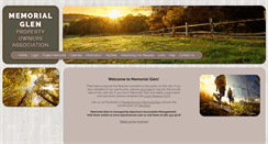 Desktop Screenshot of memorialglenhouston.com